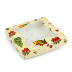 Коробка для пряників з вікном "Ялинка" 155*155*30