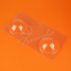 Форма для шоколаду пластикова 3D Півсфери