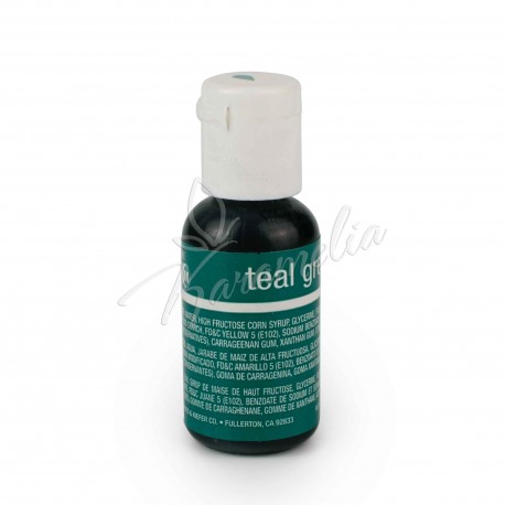 Барвник гелевий Chefmaster Liqua-Gel Teal Green Зеленувато-Блакитний 20 г