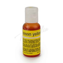 Барвник гелевий Chefmaster Liqua-Gel Lemon Yellow Жовтий лимон 20 г