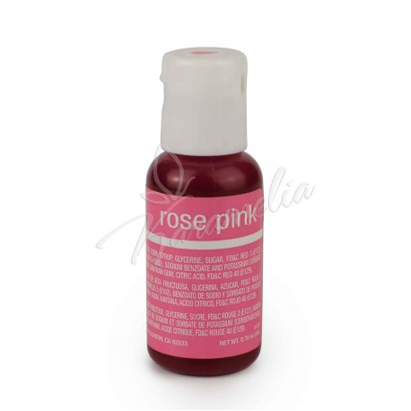 Барвник гелевий Chefmaster Liqua-Gel Rose Pink Рожева троянда 20 г