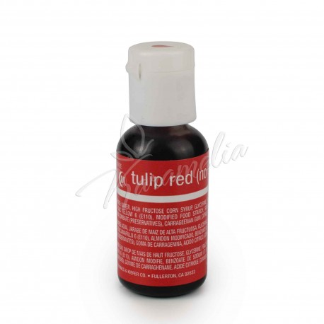 Барвник гелевий Chefmaster Liqua-Gel Tulip Red Червоний тюльпан 20 г