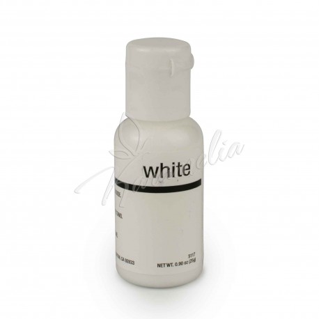 Барвник гелевий Chefmaster Liqua-Gel Bright White Яскраво білий 20 г