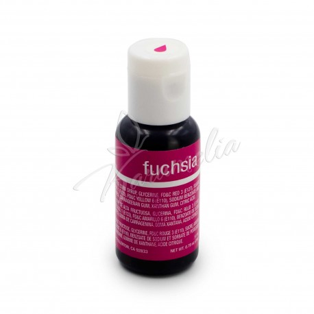 Барвник гелевий Chefmaster Liqua-Gel Fuchsia Фуксія 20 г