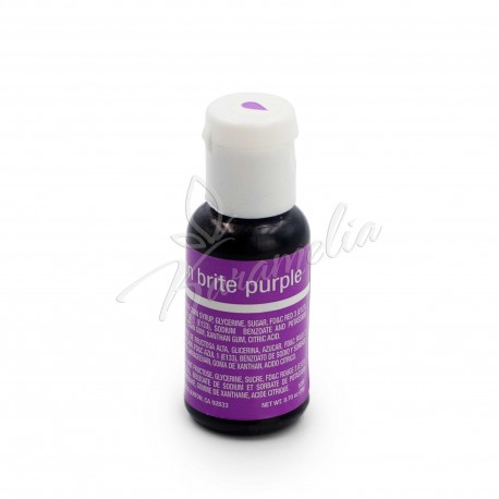 Краситель гелевый Chefmaster Liqua-Gel Neon Brite Purple Пурпурный неон 20 г