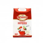Вершки "President" 33% , 475 г