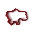 Вирубка для пряників 3D "Карта України", 7*8 см