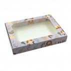 Коробка для пряників з вікном "Звірята" 150*200*30