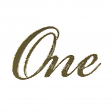 Топер боковий "One" золото