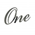 Топер боковий "One" срібло