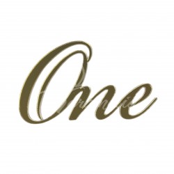 Топер боковий "One" золото
