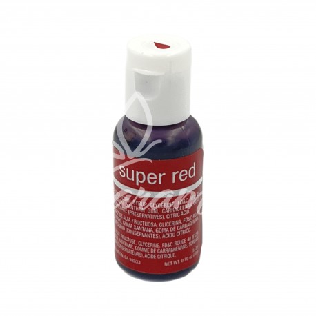 Барвник гелевий Chefmaster Liqua-Gel SUPER RED 20 г