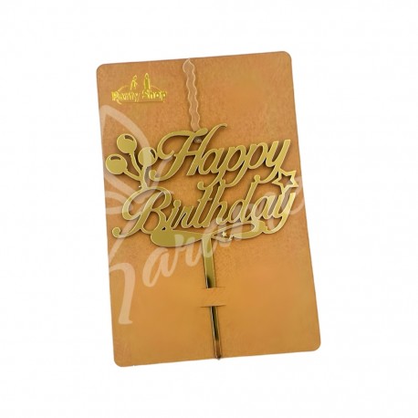 Топер-свічка "Happy Birthday"