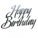 Топер №12 "Happy Вirthday" СРІБЛО