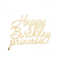 Топер боковий "Happy Birthday Princess"