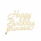 Топер боковий "Happy Birthday Princess"