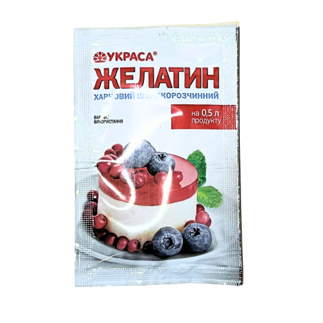Желатин швидкорозчинний