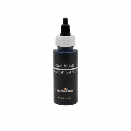 Барвник гелевий Chefmaster Liqua-Gel Coal Black, 65 г