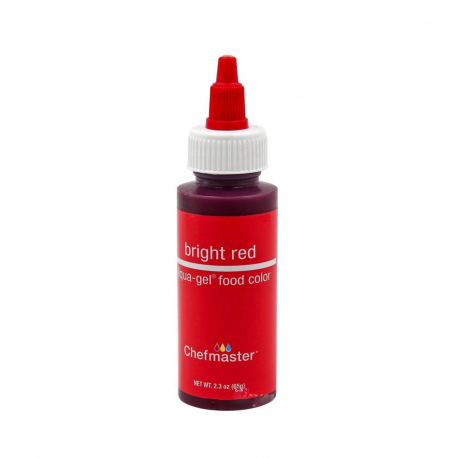 Барвник гелевий Chefmaster Liqua-Gel Вright Red, 65 г