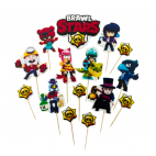 Набір їстівних топерів BrawlStars